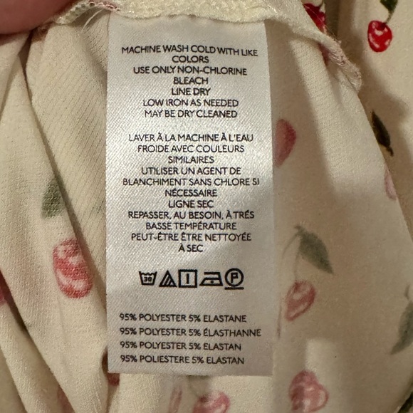 Urban outfitters White Cherry Print Mini Dress - Picture 8 of 14